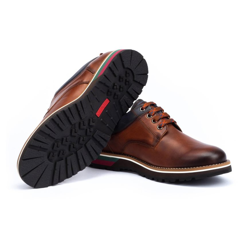 Men's Pikolinos PIRINEOS Casual Shoes Brown | NZ S730Q28